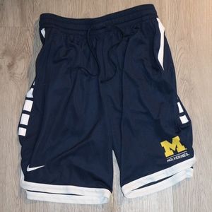 Nike Elite University of Michigan Basketball Shorts